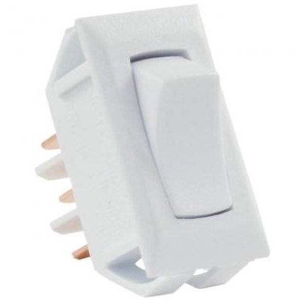 Jr Products STANDARD 12V ON/ON SWITCH, WHITE 12635